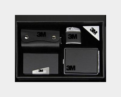 钥匙包/名片盒/烟盒/打火机四件套装